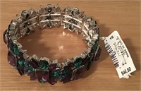 NWT CHARTER CLUB GREEN STONE BRACELET  $44