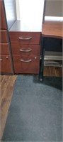 Small wood file cabinet
