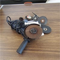 Mastercraft 4 1/2 Inch Angle Grinder & Accessories