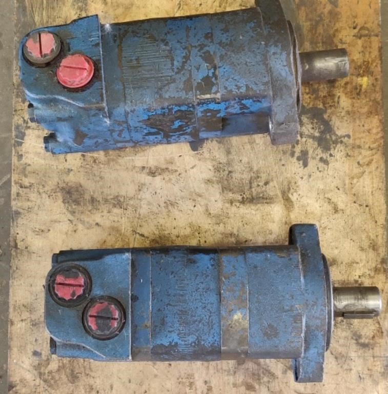 Blue Hydraulic Motors