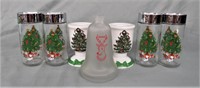 7 PC CHRISTMAS DECOR* SHAKERS* CANDLE HOLDERS