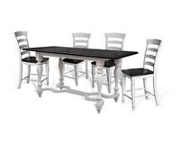 Sunny Design Carriage House Table and 6 Barstools