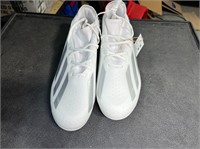 Adidas crazyfast cleats, white, size 12, ig9117