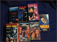 Chuck Norris and Action VHS lot