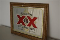 Dos Equis Beer Mirror 18.5x15"