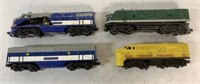 lot of 4 Lionel Train Engines