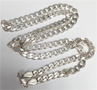 $500 Silver 45.36G 24" Necklace