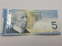2006 Canada five dollar bill