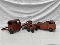 Vintage tin truck some missing parts