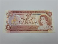 1974 Canada two dollar bill (looks unc)