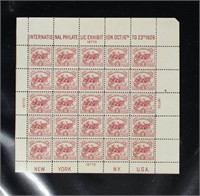 US Stamps #630 Mint NH White Plains Souvenir Sheet
