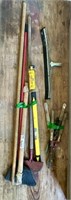 Hand tools- Edger, Broom, Shears