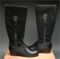 (Like-New) Liz Claiborne Tilia Black Boots 7.5M