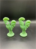 Jadeite 2CT Rooster Figurine