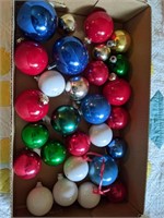 Box of Glass Ornaments
