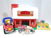 Fisher Price barn with truck and animals