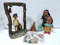 Native American figurine collection
