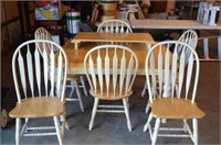 Dining Table w/ Leaf and 6 Chairs