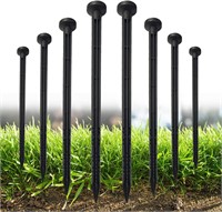 100PCS Plastic Edging Stakes,8-inch