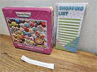 1000pc Puzzle "Cupcake Party" in Tin + Shopping
