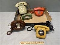 Rotary & Push Button Phone Telephone Lot