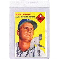 1954 Topps Ben Wade Higher Grade