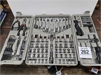 Crescent tool kit incl. sockets, wrenches, bits,+