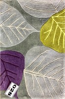 2' x 3' Transition Collection Leafs Area Rug