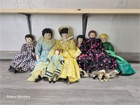 Vintage Doll Lot - Porcelain & Cloth