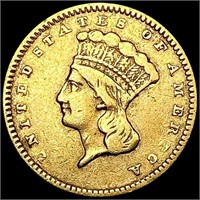 1857 Rare Gold Dollar LIGHTLY CIRCULATED