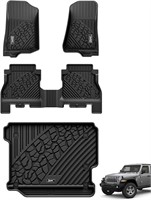 3W Floor Mats & Cargo Liner for Jeep JL