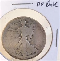 No Date Walking Liberty Silver Half Dollar