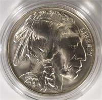 2001-D BUFFALO SILVER DOLLAR BU