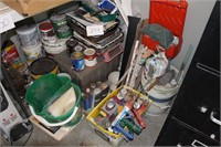 LARGE PAINT AND SUPPLY LOT