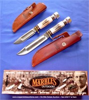 Marble's 4.5" or 6" Ideal Stag/Aluminum Knife