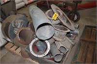 Pallet bulk feed bin parts