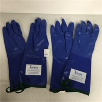2 PAIRS GLOVES STEAM 14'' BARRIER LARGE