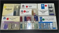 7 Accent Bead Kits NEW Medieval, Purple Square