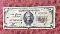 1929 NATIONAL CURRENCY F.R.B. PHILLY