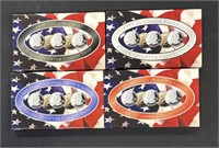 1999 STATE QUARTER COLLECTION 4 PLATED SETS