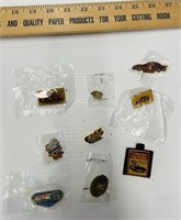 9 Vintage Nascar Pins