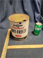 Western Standard Anti-Freeze Empty Can