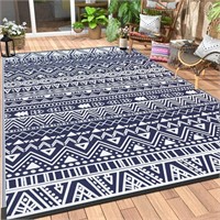 E8756  GENIMO Outdoor Rug, 9'x12' Waterproof