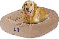 Majestic Pet 40 Inch Suede Calming Dog Bed Washabl