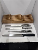 knife holder with 4 knifes