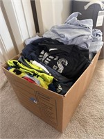 BOX OF TEEN CLOTHES