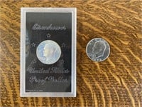 2 1972 Eisenhower Silver Dollars 40% Silver