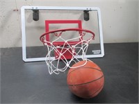 Sharper Image Over Door Basketball Hoop w/ Ball
