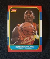 1986 Fleer Dominique Wilkins rookie card #121