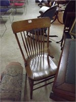 Oak Comb Back Dining Chair